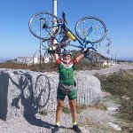 András Radfahrer aus Budapest